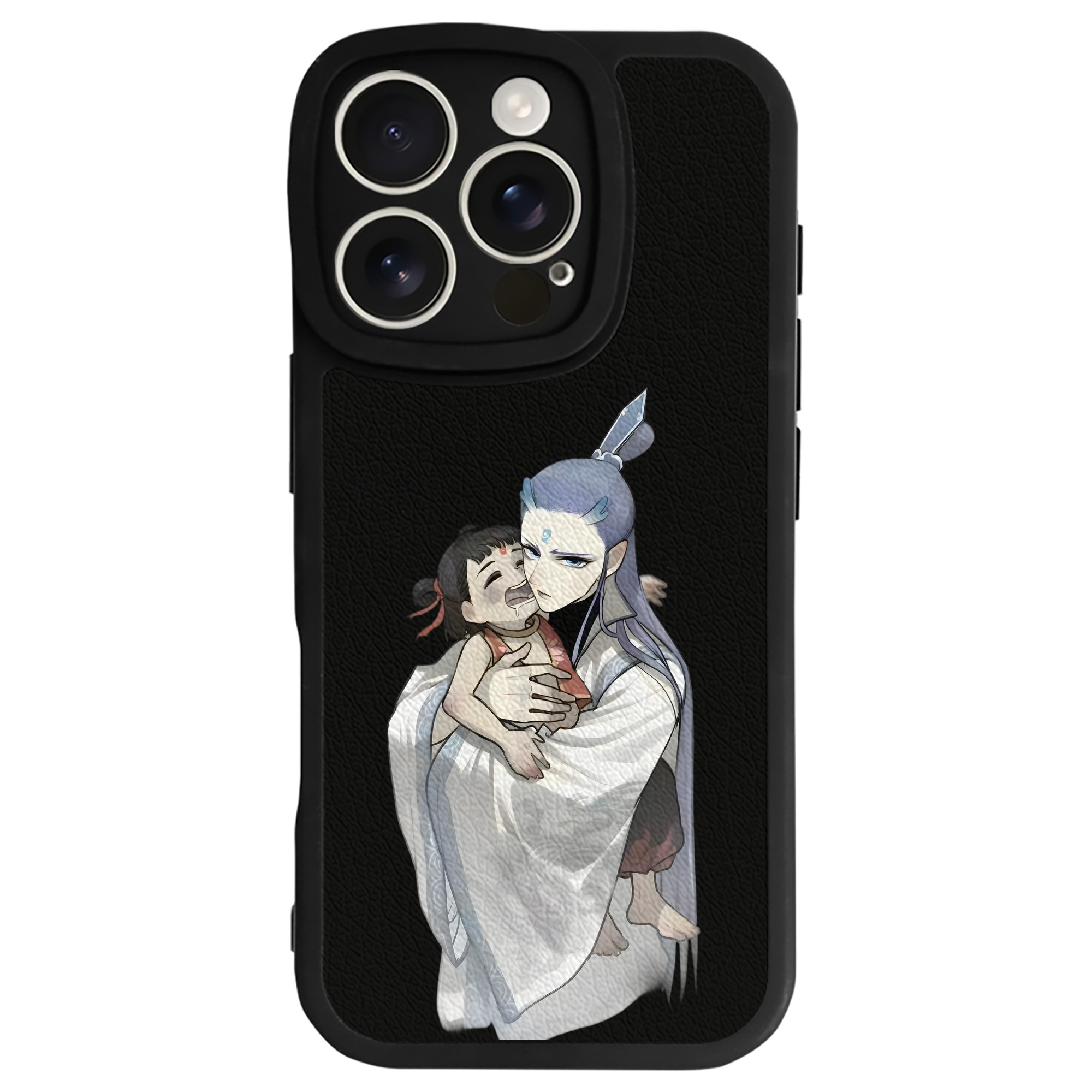 （画像用） Ne Zha 2 ナタ 魔童の大暴れ 【iPhone 16シリーズ対応】シリコンスマホケース（レザー調） 材質：シリコン